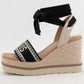 Mars Sky Shoes - Women's Paris Lace Up Wedge