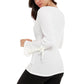 French Kyss - Leah Tie Long Sleeve Top