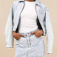 Steve Madden - Beck Rhinestone Denim Skirt
