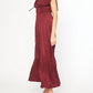 Entro - Sleeveless Satin Maxi Dress