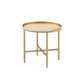 Mithea End Table - Oak / Gold