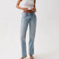 Pistola - Issa Mid Rise Relaxed Straight Jeans