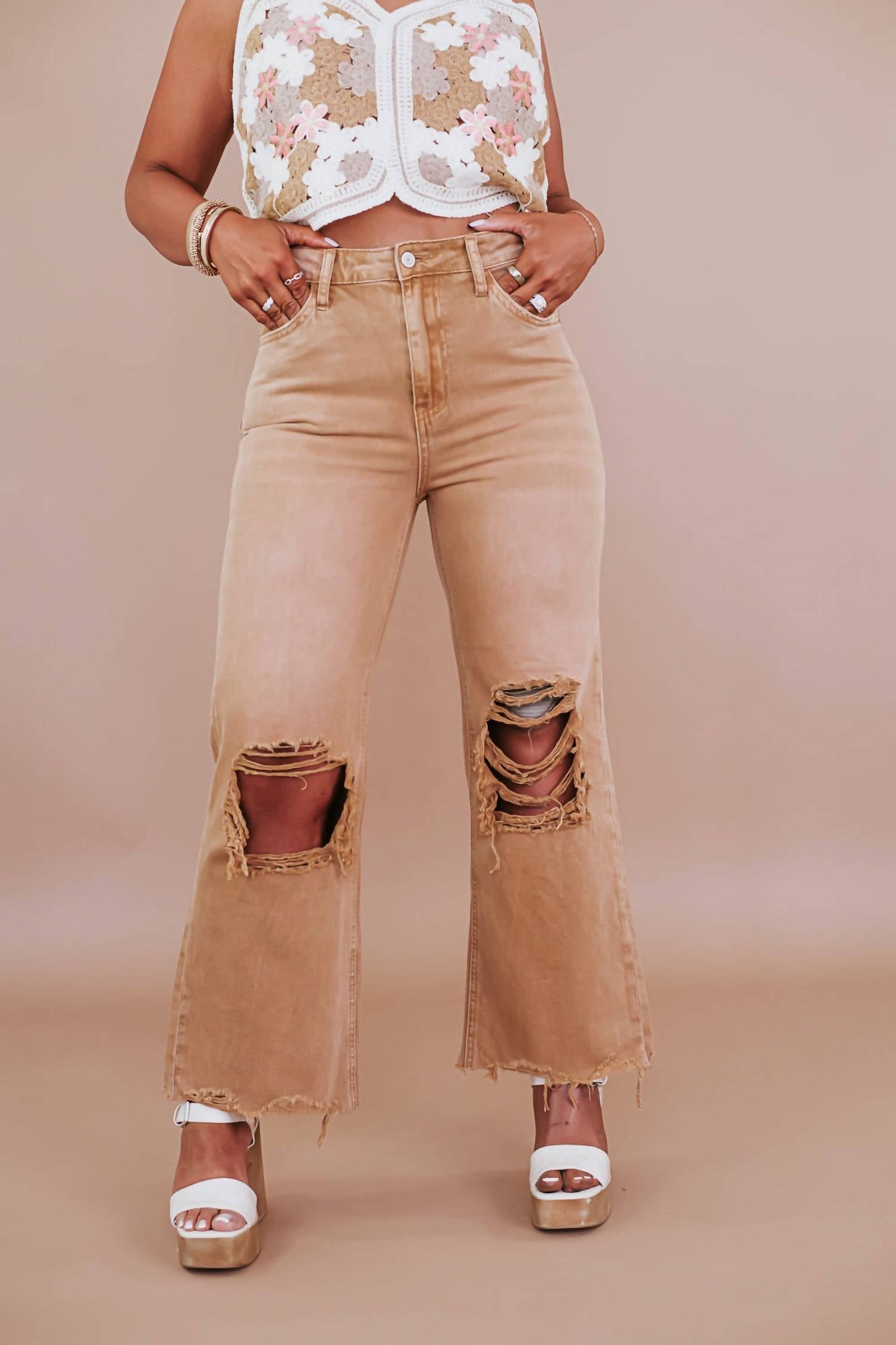 Vervet By Flying Monkey - Brooks Distressed Jean