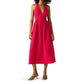 Steve Madden - Piper Stretch Smocked Waist Halter Tie Midi Dress