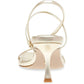 Steve Madden - Women's Locke Leather Strappy Y2k Mid Heels Sandals