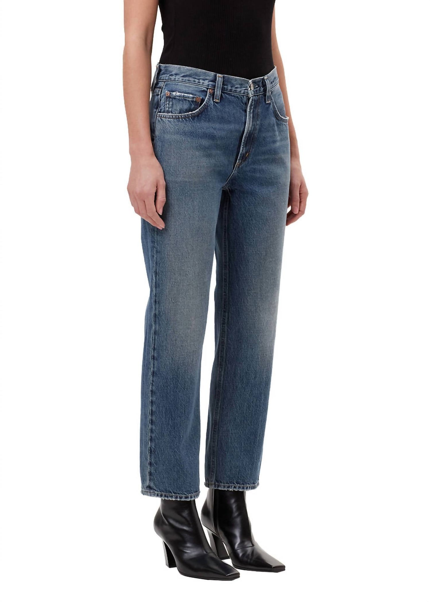 Agolde - Valen Mid Rise Vintage Straight Jeans
