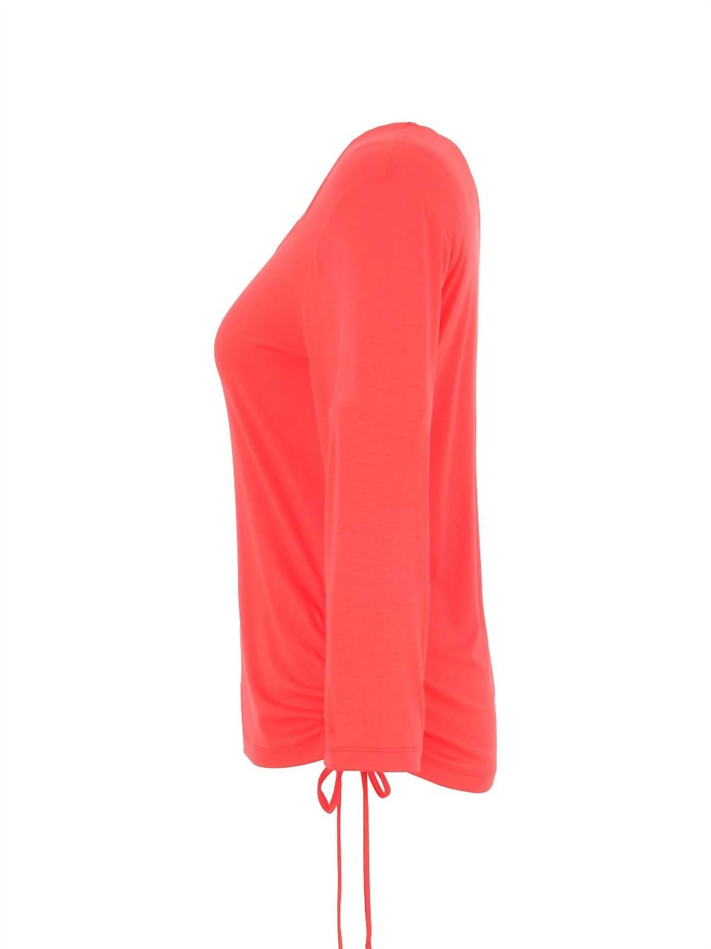 Dolcezza - Women's Ruched Side Tie Top