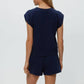 Michael Stars - Brooklyn Power Shoulder Sweatshirt