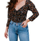 Label 86 - 3/4 Sleeve Blossom Top