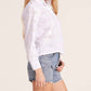 Bobi - Cropped Button Front Long Sleeve Top
