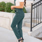 Judy Blue - High Waist Garment Dyed Boyfriend Double Cuff Overalls