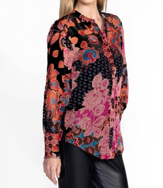 Johnny Was - YRENE BURNOUT BLOUSE