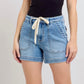 Judy Blue - Vintage Wash Jogger Shorts