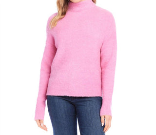 Karen Kane - Mock Neck Boucle Sweater