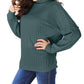 Basic Bae - Sleek Ribbed Mock Neck Knit Top