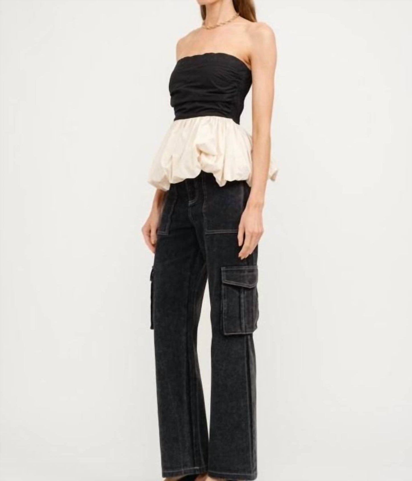 Sofie The Label - Paige Bubble Hem Top