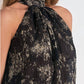Elan - Valerie Sleeveless Tie Neck Blouse