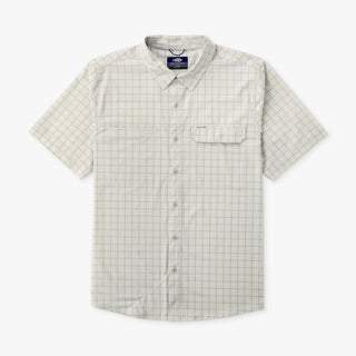 Aftco - Air-o Mesh Printed Short Sleeve Button Down Shirt