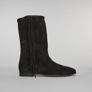 Pierre Hardy - Women's Texas Suede Fringe Mid Boots
