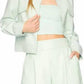 Susana Monaco - Faux Leather Pleated Shorts