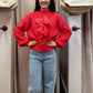 &Merci - Mock Neck Bow Sweater