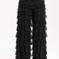 Isle By Melis Kozan - Mesh Ruffled Bowery Pants