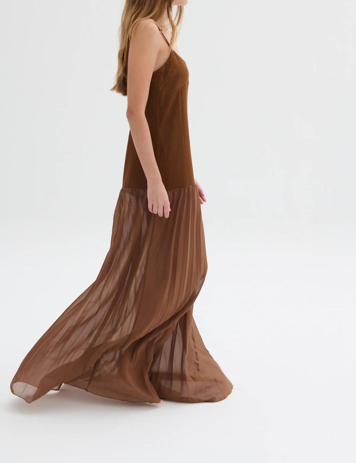 Nelblu - Brisa Linen Strap Maxi Dress
