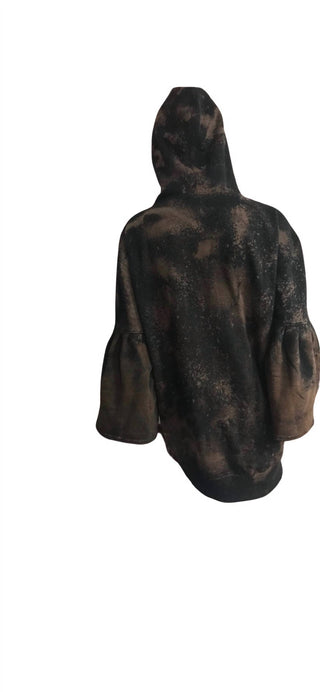 Tough Luv - Bleached Bell Sleeve Hoodie