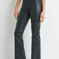 Just Black Denim - Coated Slim Bootcut Jean