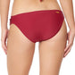 Jessica Simpson - Flower Power Crochet Side Shirred Hipster Bikini Bottom