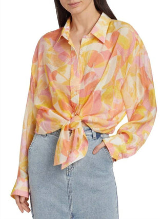 Generation Love - Benson Abstract Button-front Shirt