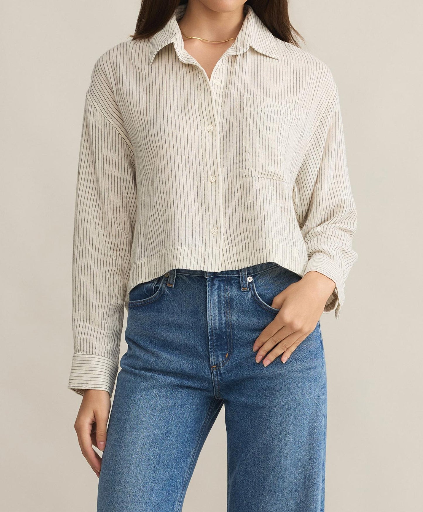 Z Supply - Del Mar Cropped Striped Top