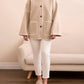 Tribal - Long Sleeve Button Front Coat