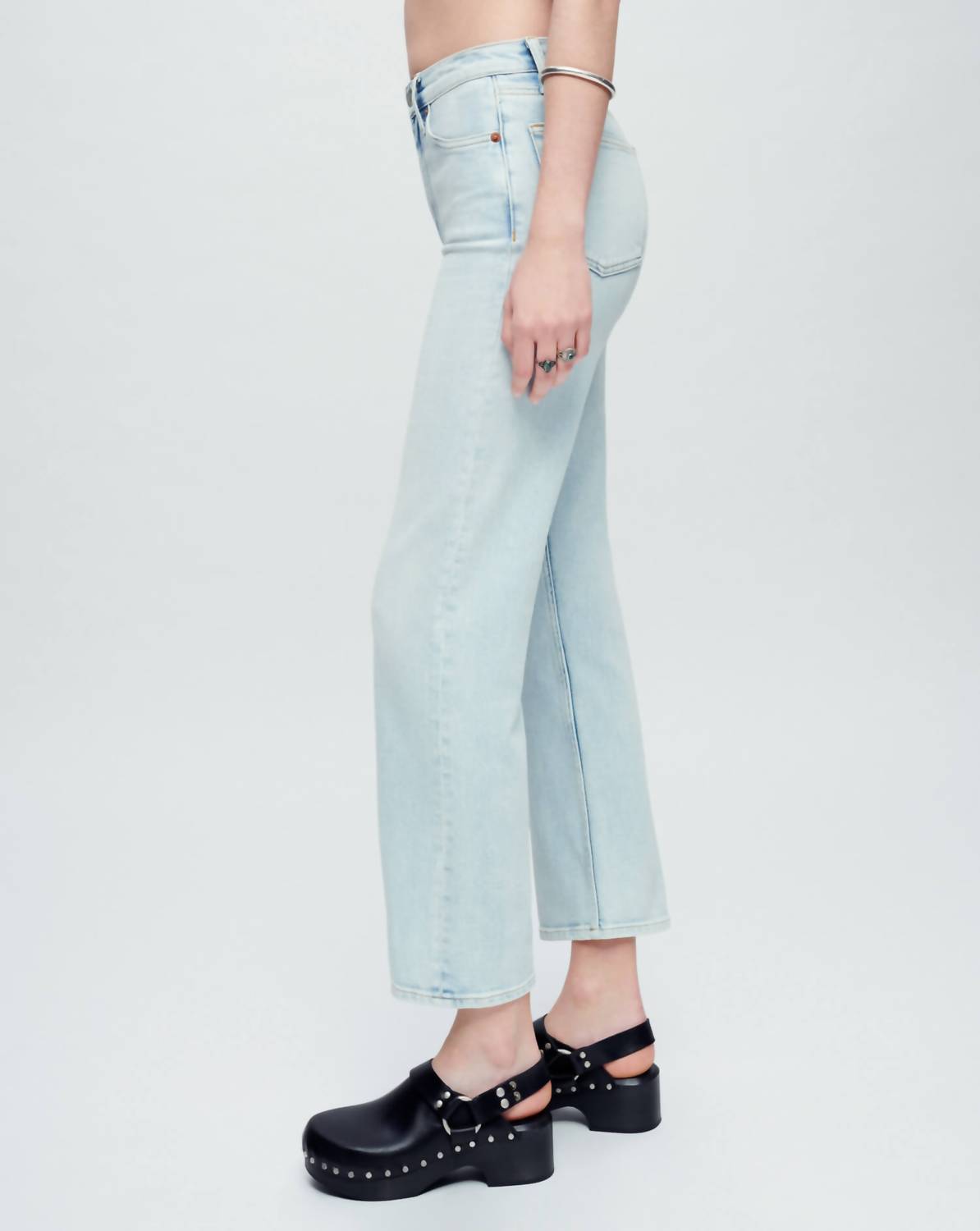 Re/Done - 70s Crop Boot Cut High Rise Jeans