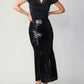 Current Air - Sequin Flared Midi Skirt
