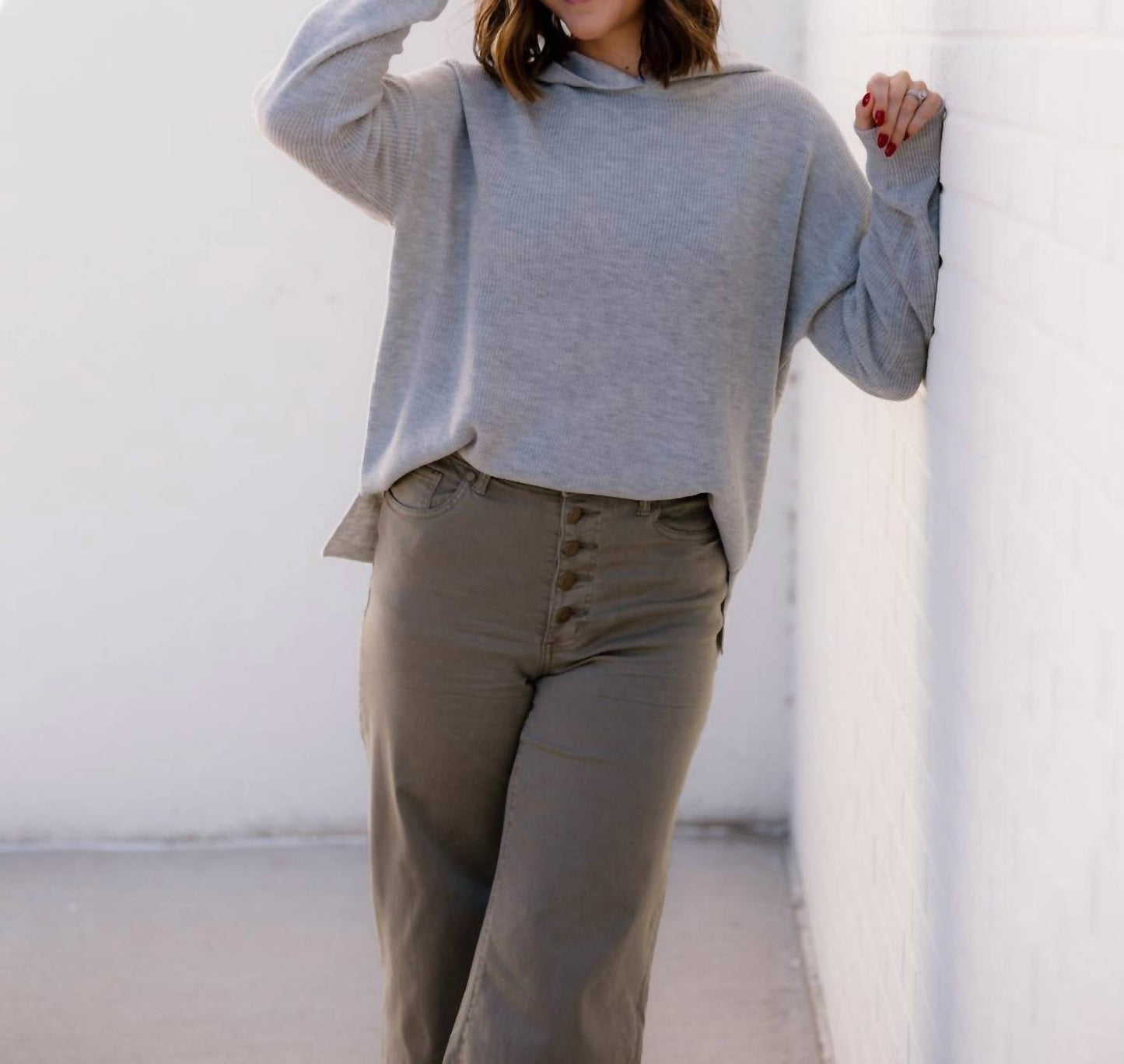 Be Cool - Women's Charlie Knit Hoodie Sweater