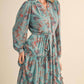 &Merci - Exclusive Paisley Print Ruffle Tiered Midi Dress