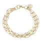 Eklexic - Women's Triple Elongated Link Chain Bracelet