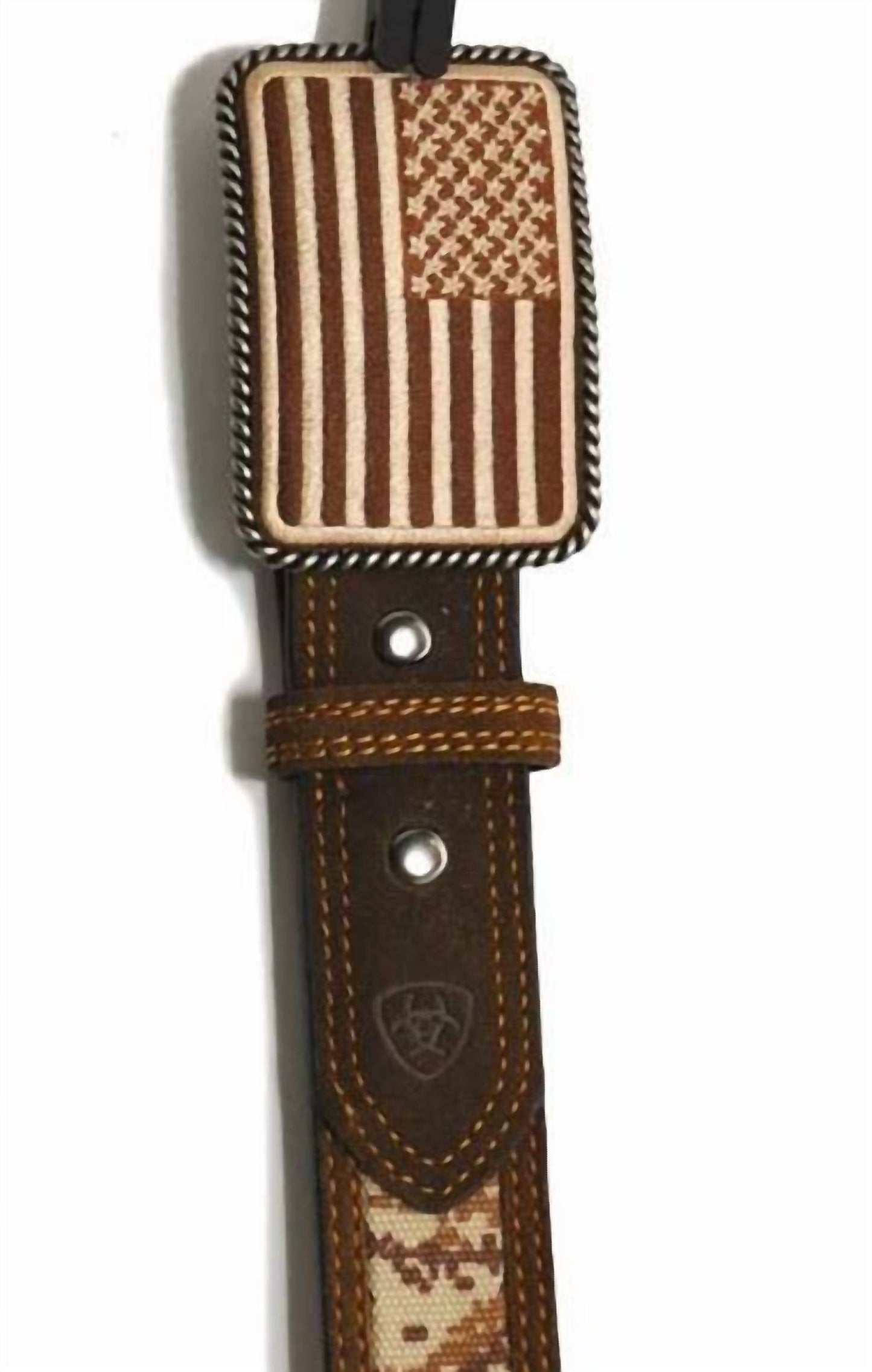 Ariat - Men's Leather Boot Camo Patriot Belt