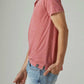 Lucky Brand - VENICE BURNOUT PIQUE SHORT SLEEVE POLO
