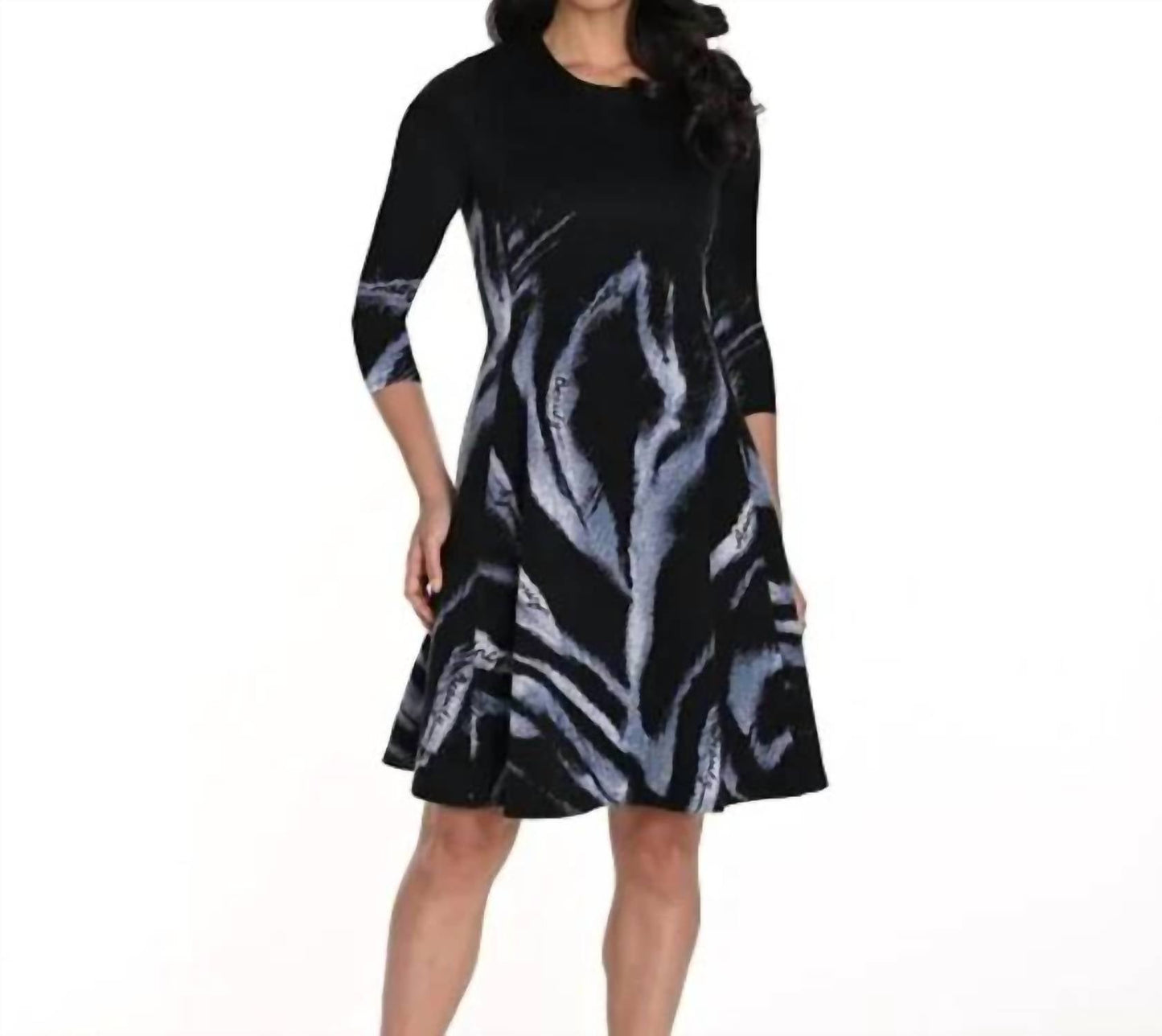 Frank Lyman - Abstract Print Knit Dress