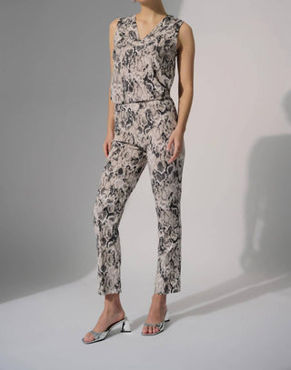 Joseph Ribkoff - Snakeskin Print Straight Leg Pants