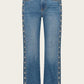 Veronica Beard - Dylan Studded Straight-leg Jean