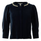 Autumn Cashmere - Women's Rhinestone Trim Cardigan