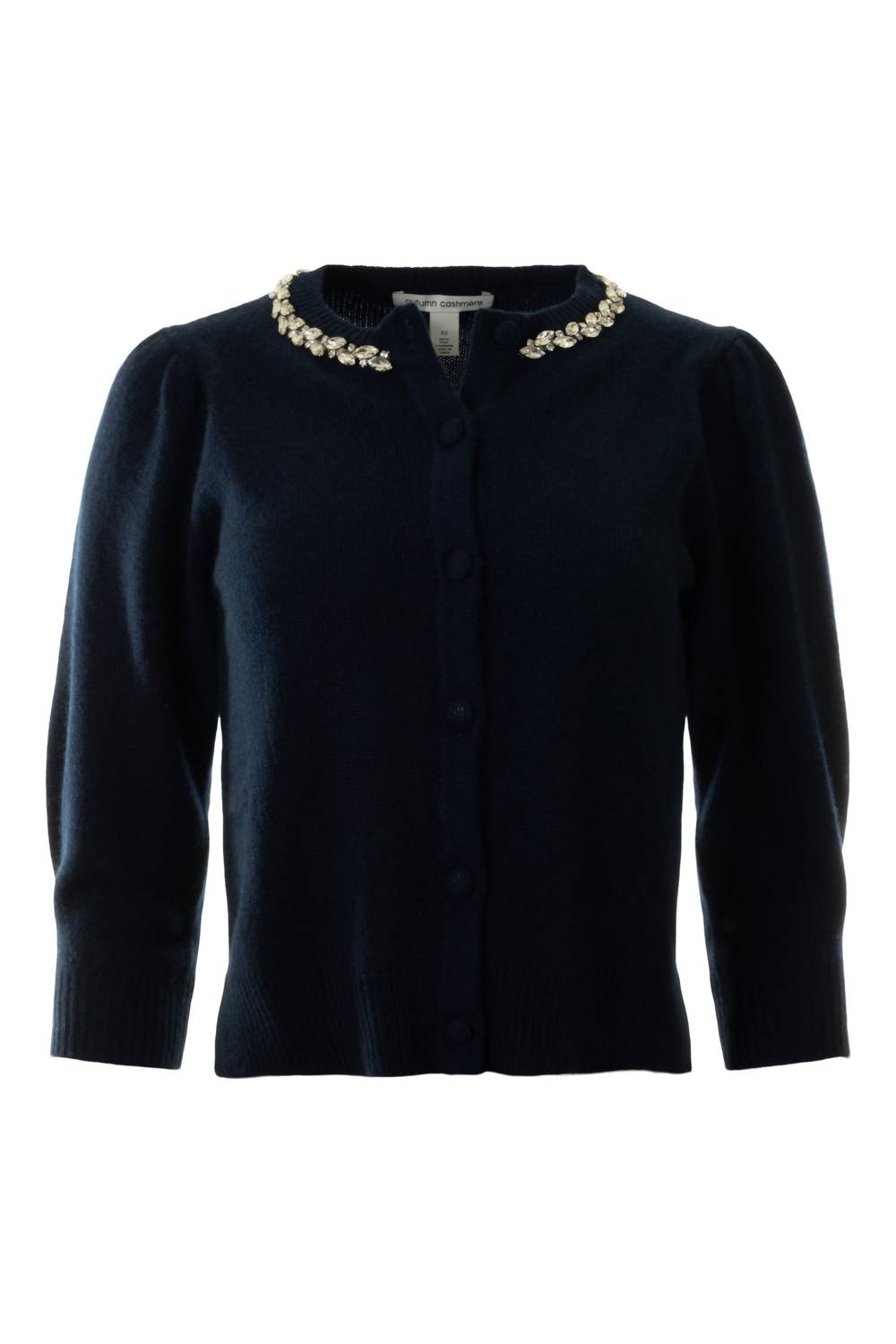 Autumn Cashmere - Women's Rhinestone Trim Cardigan