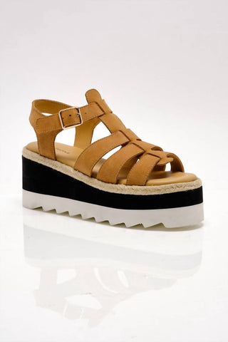 Free People - Women's Mykonos Suede Fisherman Flatform Wedges