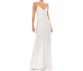 Mac Duggal - Sequin Spaghetti Strap Gown