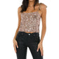 Free People - HEY GIRL SEQUIN CAMI TOP