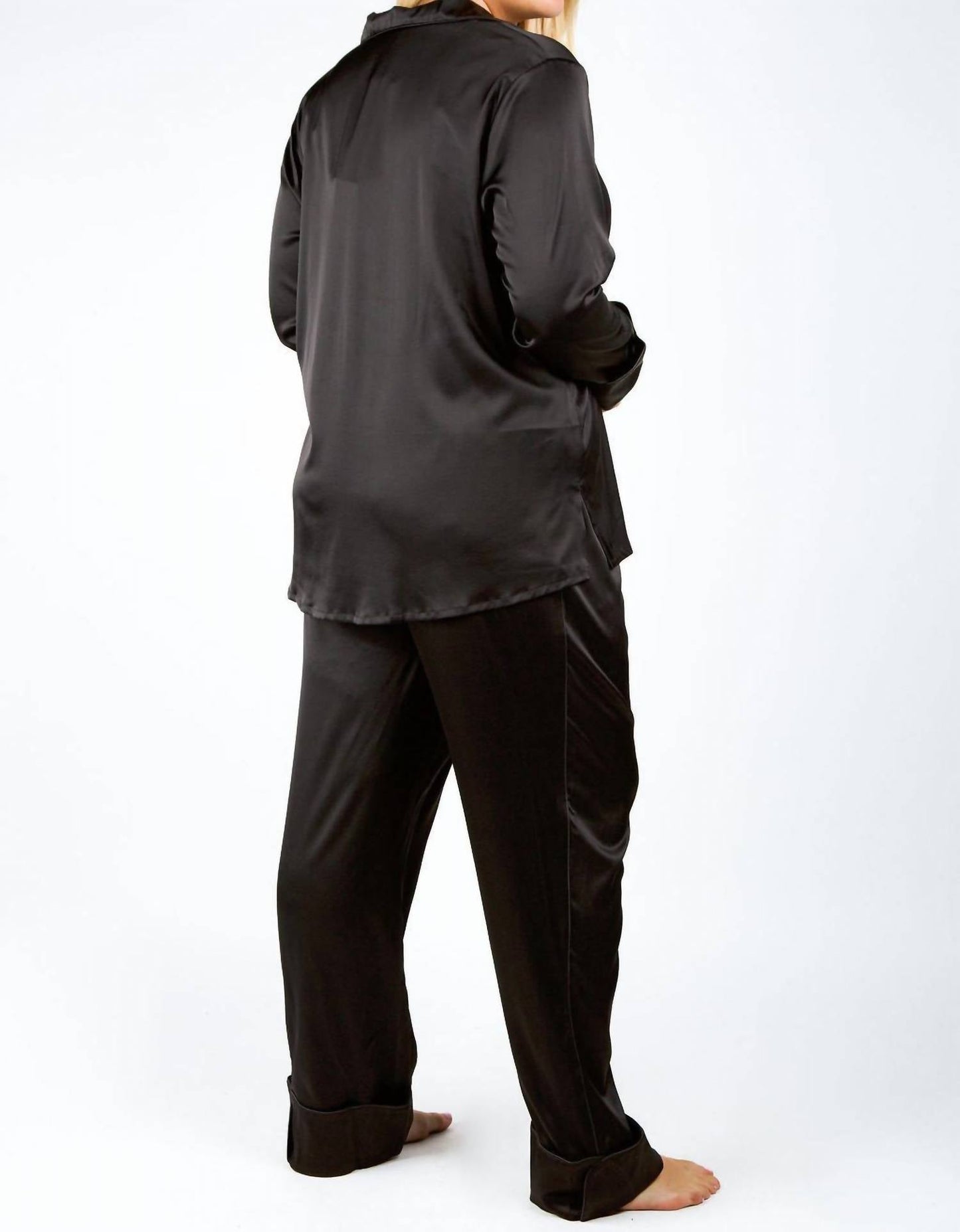 Isayes - Silk Pajama Set - Plus