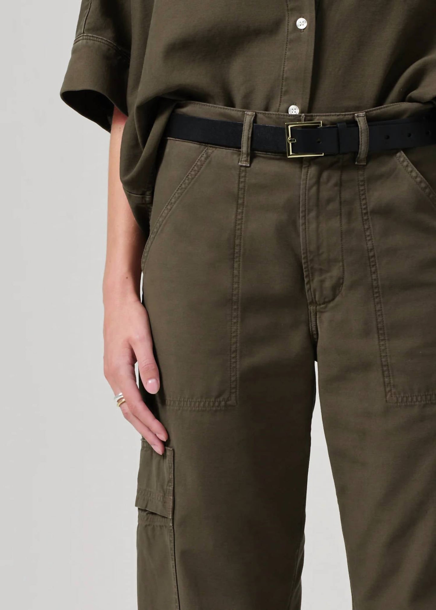 Citizens Of Humanity - Marcelle Low Slung Easy Cargo Sateen
